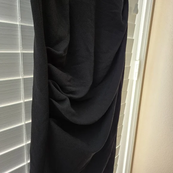 Dress the Population Tenley Black Dress With Boning Mesh Cutouts Cocktail Small - Picture 7 of 9